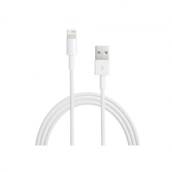 Apple Charge Cable USB to Lightning Λευκό 1m (MXLY2ZM/A)