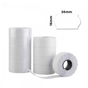 ΕΤΙΚΕΤΕΣ ΕΤΙΚΕΤΟΓΡΑΦΟΥ 26Χ16 ΛΕΥΚΕΣ ΡΟΛΟ 45TMX