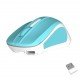 Meetion Silent Mini 2.4G Οπτικό Ασύρματο Ποντίκι (Κυανό)