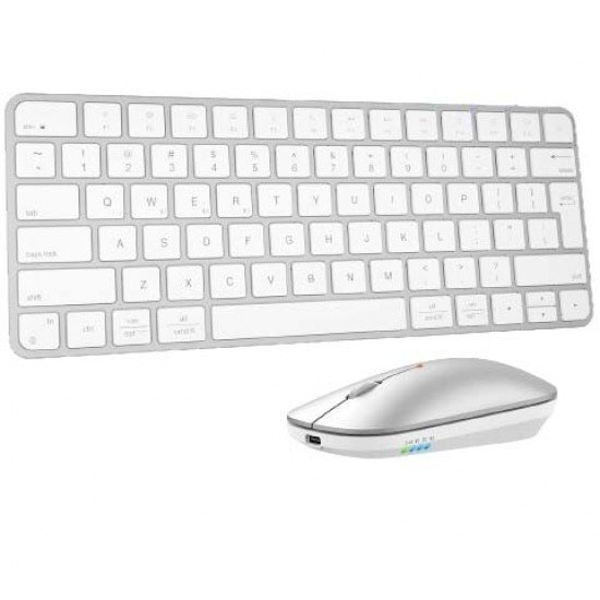 Meetion MT-C210MW 2.4G Bluetooth 2-in-1 Combo Λευκό US