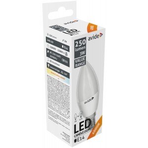 Avide LED Κερί 3W E14 Λευκό 4000K Value Avide LED Κερί 3W E14 Λευκό 4000K Value