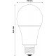 Avide LED Κοινή 18W E27  Ψυχρό 6400K Value
