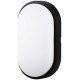 Avide Στεγανή Πλαφονιέρα Οροφής Οβάλ 100lm/W (Titania-O) IP54 14W Μαύρο