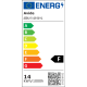 Avide Στεγανή Πλαφονιέρα Οροφής Στρογγυλό 100lm/W (Titania-R) IP54 14W Λευκό 4000K Άσπρο