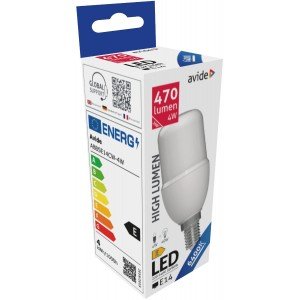 Avide LED Bright Stick Bulb T37 4W E14 Ψυχρό 6400K