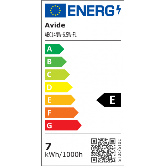 Avide LED Κερί Φλόγα 6.5W E14 Λευκό 4000K