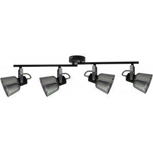 Avide Φωτιστικό Οροφής Maya 4xE14 Θέσεων Μαύρο Avide Φωτιστικό Οροφής Maya 4xE14 Θέσεων Μαύρο