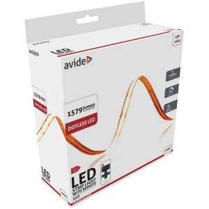 Avide LED Ταινία Blister RF 24V COB Θερμό IP20 5m