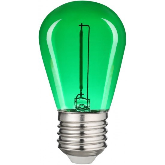 Avide LED Διακοσμητική Λάμπα Filament 1W E27 Πράσινο