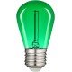 Avide LED Διακοσμητική Λάμπα Filament 1W E27 Πράσινο
