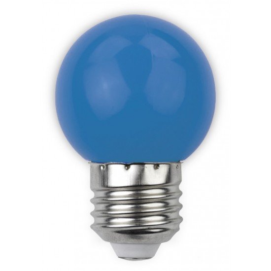 Avide LED Διακοσμητική Λάμπα G45 1W E27 Μπλέ