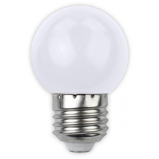 Avide LED Διακοσμητική Λάμπα G45 1W E27 Άσπρο