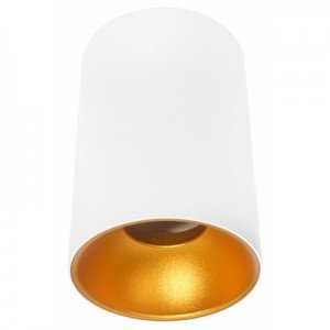 Avide Φωτιστικό Οροφής GU10 Spot Light Στρογγυλό Λευκό-Χρυσό Avide Φωτιστικό Οροφής GU10 Spot Light Στρογγυλό Λευκό-Χρυσό