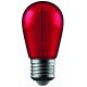 Avide LED Διακοσμητική Λάμπα Filament 1W E27 Κόκκινο