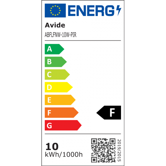 Avide LED Προβολέας Slim SMD Framelesss 10W Λευκό 4000K Φωτοκύτταρο