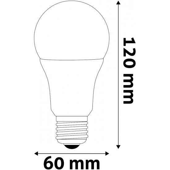 Avide LED Κοινή A60 13W E27 Ψυχρό 6400K