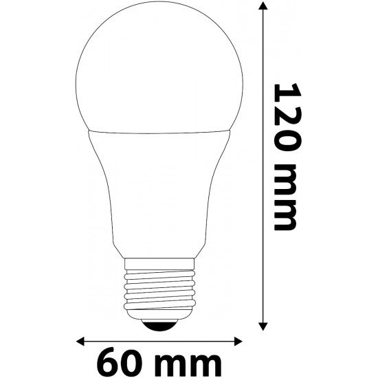 Avide LED Κοινή A60 13W E27 Θερμό 2700K