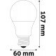 Avide LED Κοινή A60 8W E27 Θερμό 2700K