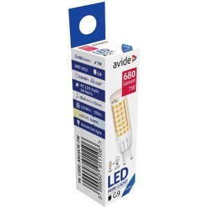 Avide LED G9 7W 220° Ψυχρό 6400K Avide LED G9 7W 220° Ψυχρό 6400K
