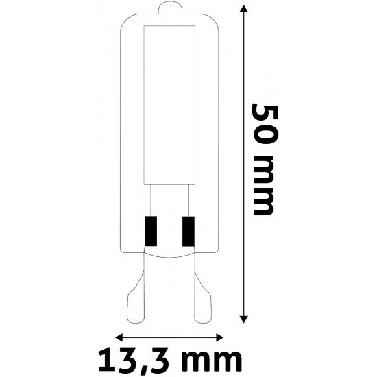 Avide LED 2W G9 COB Λευκό 4000K