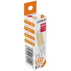 Avide LED G9 7W 220° Λευκό 4000K Avide LED G9 7W 220° Λευκό 4000K