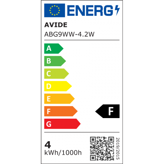 Avide LED G9 4.2W Θερμό 3000K