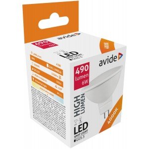 Avide LED Σπότ Αλουμίνιο + Πλαστικό 6W GU5.3 12V 120° Λευκό 4000K Avide LED Σπότ Αλουμίνιο + Πλαστικό 6W GU5.3 12V 120° Λευκό 4000K