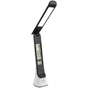 Avide LED Φωτιστικό Γραφείου Δερμάτινο Hugo Άσπρο-Μαύρο 6W με Ημερολόγιο Avide LED Φωτιστικό Γραφείου Δερμάτινο Hugo Άσπρο-Μαύρο 6W με Ημερολόγιο