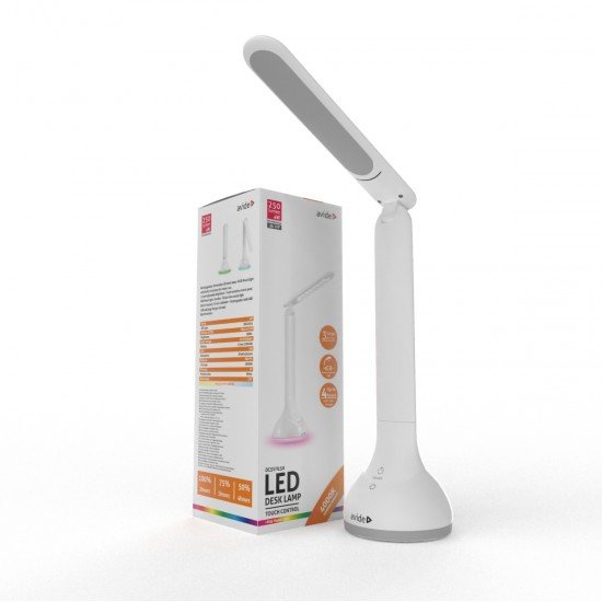 Avide LED Φωτιστικό Γραφείου RGB Mood Light Άσπρο 4W