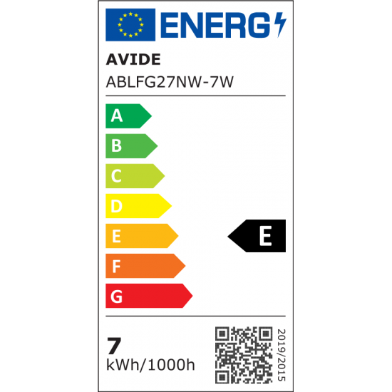 Avide LED Filament Κοινή 7W E27 Λευκό 4000K