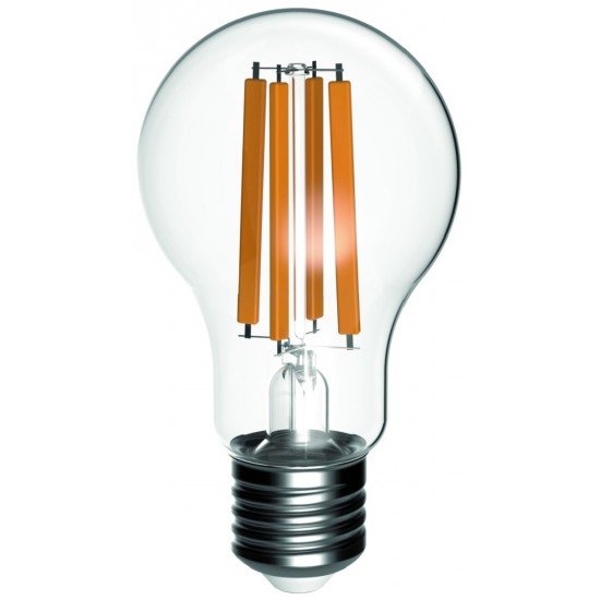 Avide LED Filament Κοινή 9.5W E27 A60 Λευκό 4000K Super Υψηλής Φωτεινότητας