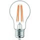 Avide LED Filament Κοινή 6.6W E27 A60 Θερμό 2700K Super Υψηλής Φωτεινότητας