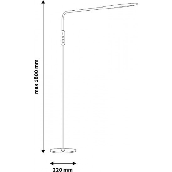 Avide LED Φωτιστικό Δαπέδου Remo 9W CCT Άσπρο