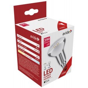 Avide LED Filament R50 4W E14 160° Θερμό 2700K Avide LED Filament R50 4W E14 160° Θερμό 2700K