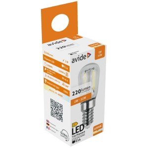 Avide LED Filament T26 2W E14 Λευκό 4000K Avide LED Filament T26 2W E14 Λευκό 4000K