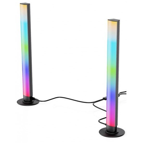 Avide Φωτιστικό Δαπέδου Gamer 5W RGB+IC με Τηλεχειριστήριο