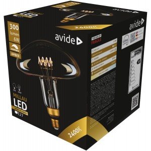 Avide LED Jumbo Millau 6W E27 2400K Ντιμαριζόμενο 200x210mm