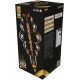 Avide LED Jumbo Bixby Κεχριμπάρι 8W E27 2400K Ντιμαριζόμενο 200x410mm