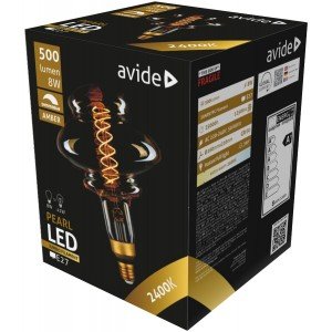 Avide LED Jumbo Pearl  8W E27 2400K Ντιμαριζόμενο 160x210mm