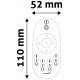 Avide LED Ταινία 12V 144W Ντίμερ 4 Ζωνών RF Τηλεχειριστήριο και Ελεγκτής