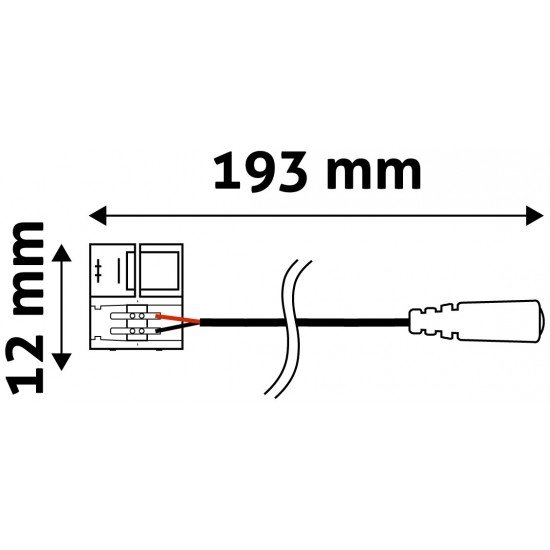 Avide LED Ταινία 12V 5050 10.0mm DC Σύνδεσης
