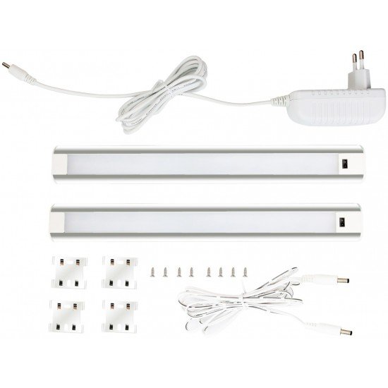 Avide LED Ταινία Cabinet Light 9W SMD2835 4000K IP44 2X60cm  + Αισθητήρας Κίνησης