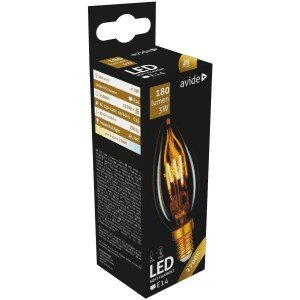 Avide LED Soft Filament Κερί 3W E14 360° Θερμό 2700K Avide LED Soft Filament Κερί 3W E14 360° Θερμό 2700K