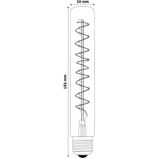 Avide LED Soft Filament T9 5W E27 360° Θερμό 2700K