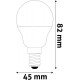 Avide LED Σφαιρική G45 2.9W E14 Θερμό 3000K Super Υψηλής Φωτεινότητας
