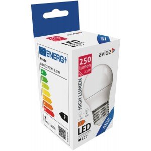 Avide LED Σφαιρική G45 2.5W E27 Ψυχρό 6400K Avide LED Σφαιρική G45 2.5W E27 Ψυχρό 6400K