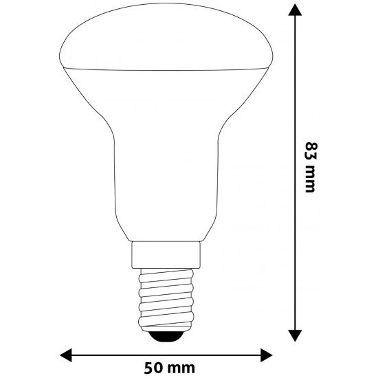 Avide LED R50 4.9W E14 Ψυχρό 6400K