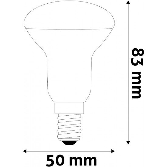Avide LED R50 4.9W E14 Λευκό 4000K