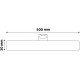 Avide LED Λάμπα Τύπου Linestra 8W 50mm S14d Λευκό 4000K
