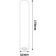 Avide Φωτιστικό Οροφής GU10 Spot Light Στρογγυλό Μαύρο 170mm